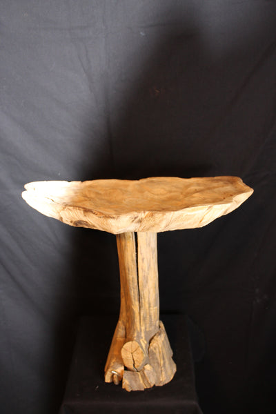 Deco houten paddestoel