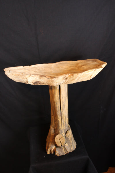 Deco houten paddestoel