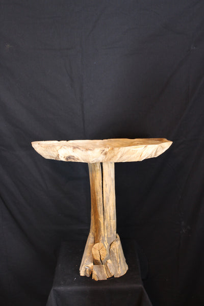 Deco houten paddestoel