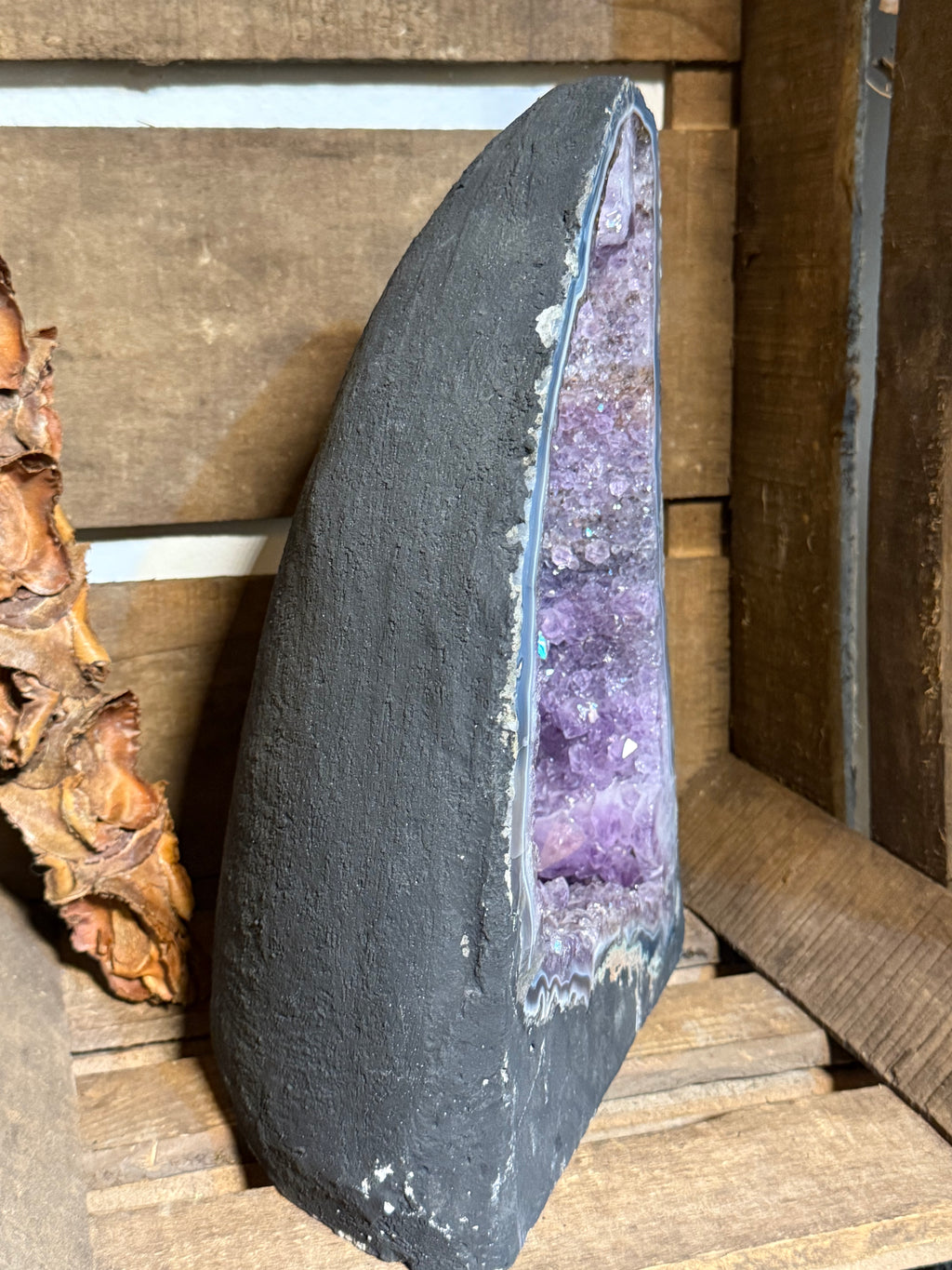 Géode d'améthyste du Brésil – 32 cm