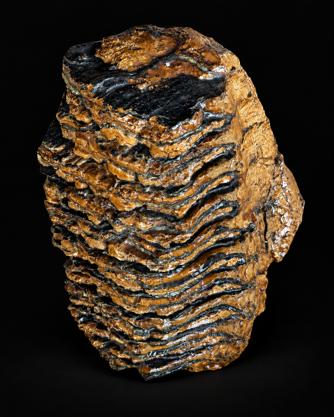 Woolly mammoth – fossil molar – 16 cm – 910 g