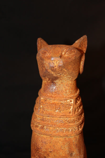 Beeld - Statue: Egyptische kat / Chat Egyptien : Bastet vruchtbaarheidsgodin