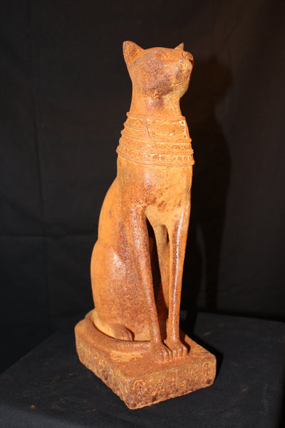 Beeld - Statue: Egyptische kat / Chat Egyptien : Bastet vruchtbaarheidsgodin