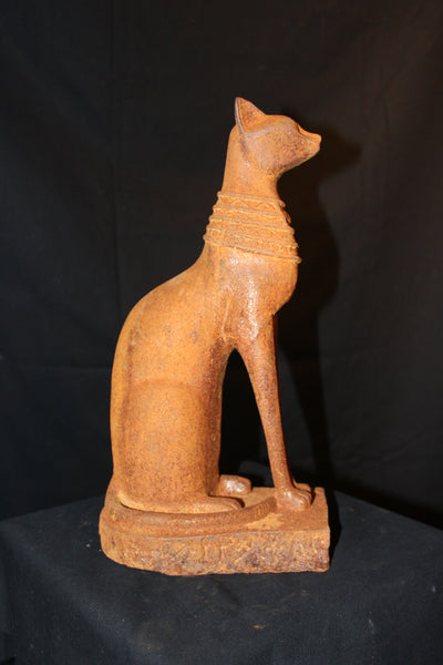 Beeld - Statue: Egyptische kat / Chat Egyptien : Bastet vruchtbaarheidsgodin