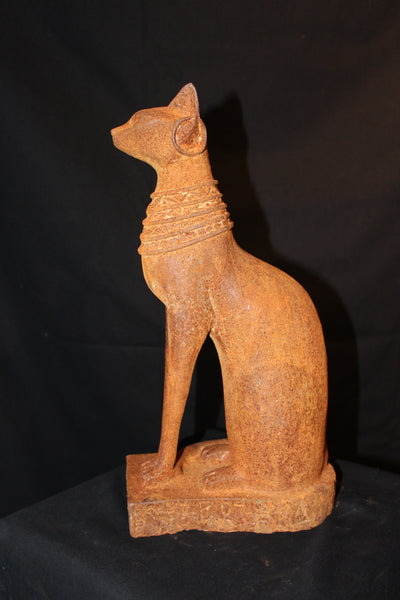 Beeld - Statue: Egyptische kat / Chat Egyptien : Bastet vruchtbaarheidsgodin