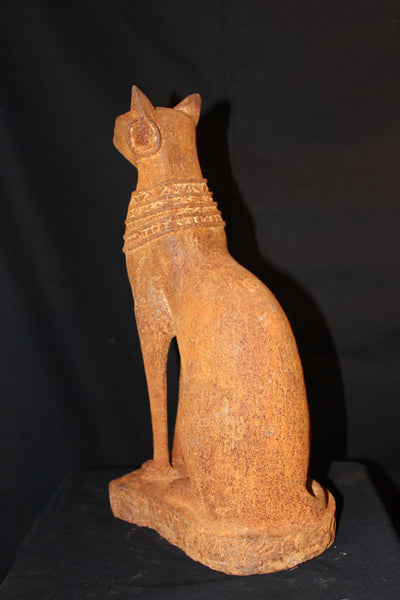 Beeld - Statue: Egyptische kat / Chat Egyptien : Bastet vruchtbaarheidsgodin